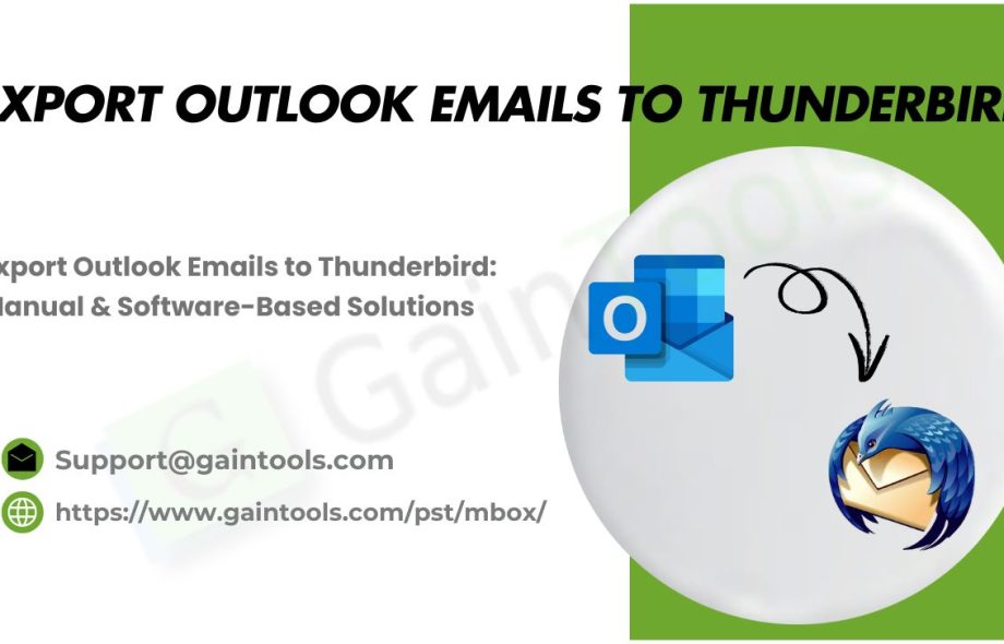 Export Outlook Emails to Thunderbird